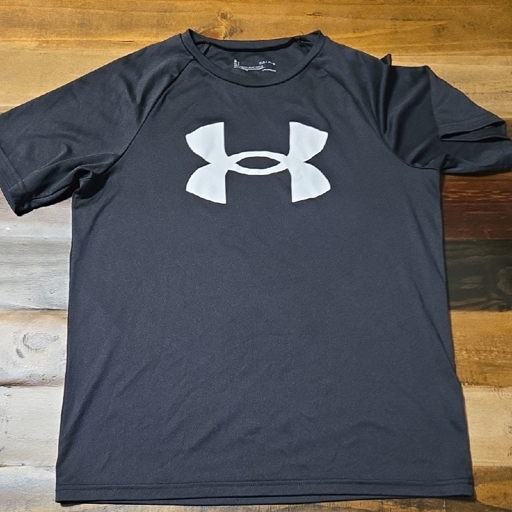 Under Armour Black Short Sleeve Tee Performance Shirt